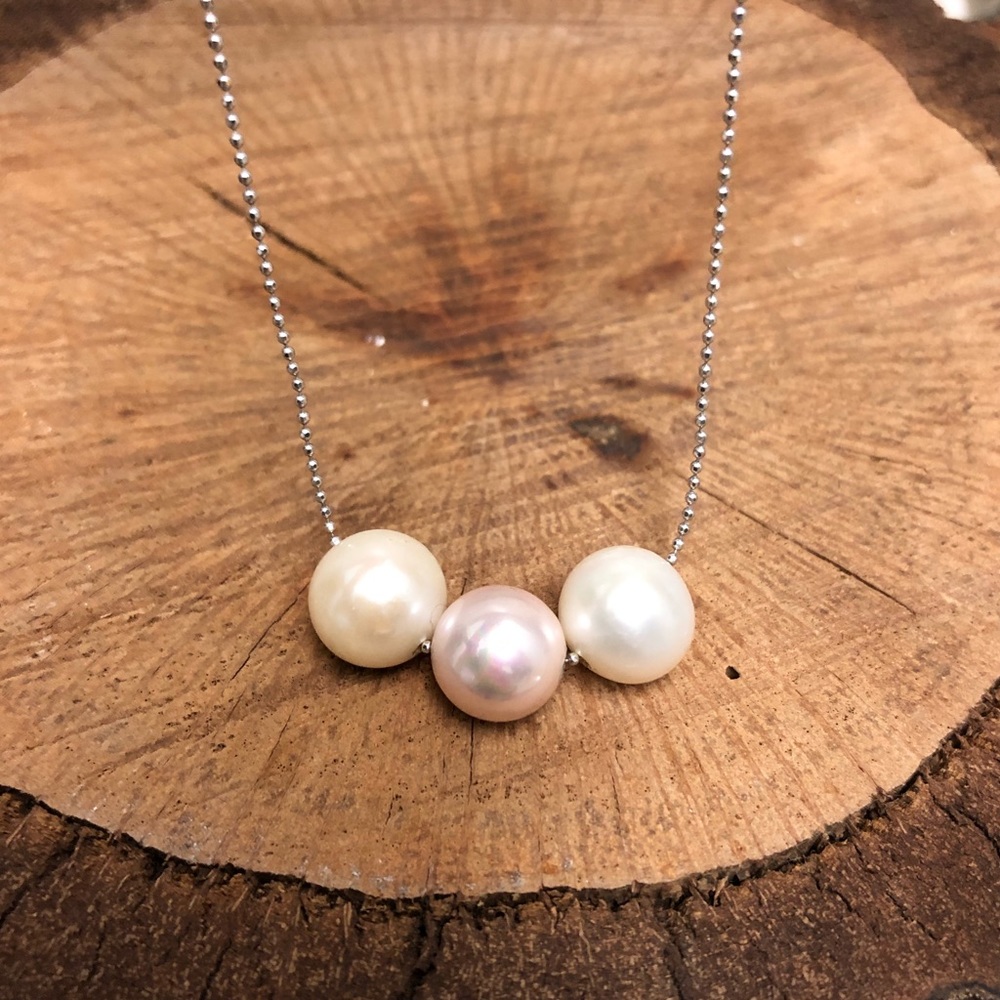 925 Made in Italy chain with pearls